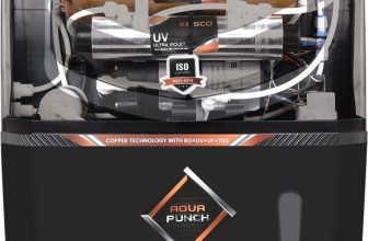 Kinsco Aqua Punch 15 L RO + UV + UF + Copper + TDS Control Water Purifier with Prefilter(Black)