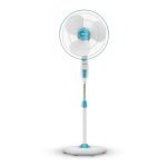 Havells Gatik Pro 400Mm Pedestal Fan| 120 Ribs Guard For Safety| Smooth Oscillation| Heavy Base| Isi Marked | 2 Year Warranty | Blue
