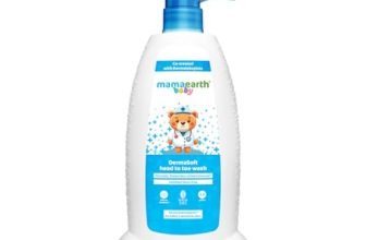Mamaearth Baby Dermasoft Head To Toe Wash With Sensicarecomplex™ For Baby’S Sensitive Skin – 250 Ml | Co-Created With Dermatologists For Newborns | Enriched With Sensicarecomplextm For Baby’S Sensitive Skin | Safe And Non-Irritant Formula*
