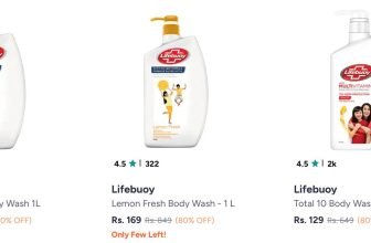 Myntra Loot : Flat 80% Off On Lifebuoy Body Wash.