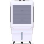 Bajaj Dmh 85X 85L Desert Air Cooler | High Air Delivery With Turbo Fan Technology | 3-Side Honeycomb Cooling & 4-Way Swing | Inverter Compatible | 1 Year Warranty【White】