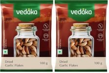Amazon Brand – Vedaka Dried Garlic Flakes | 100g (Pack of 2)