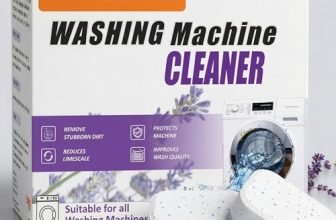 Lavender Washing Machine Cleaner Tablets 12 Pcs (252g) – Deep Descaler for Front & Top Load, Removes Limescale, Odor, Dirt & Residue, Effervescent Drum Cleaner