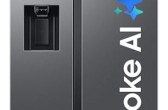 Samsung 633 L, 3 Star, Frost Free, Double Door, Convertible 5-In-1 Digital Inverter, Side By Side Refrigerator With Ai, Wifi & Water & Ice Dispenser (Rs78Cg8543S9Hl, Silver, Refined Inox)