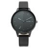 Titan Ladies Workwear Quartz Analog Precision Simplicity Gradient Black Dial Black Leather Strap Watch for Women – NT2648NL01