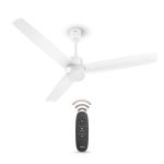 Havells Fab Bldc Ceiling Fan 1200Mm, 380 Rpm, Savings Upto 65%, Reverse Rotation, 4 Modes (Boost, Sleep, Breeze, Mop), Low Wattage 30W, Low Noise, Air Flow:225 Cmm, 3 Year Warranty, Elegant White