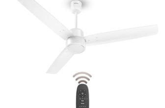 Havells Fab Bldc Ceiling Fan 1200Mm, 380 Rpm, Savings Upto 65%, Reverse Rotation, 4 Modes (Boost, Sleep, Breeze, Mop), Low Wattage 30W, Low Noise, Air Flow:225 Cmm, 3 Year Warranty, Elegant White
