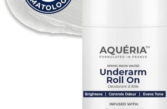 aqueria Multi Active Underarm Roll On | 5.5% AHA BHA, Niacinamide, Salicylic Acid- Flora Deodorant Roll-on  –  For Men & Women(50 ml)
