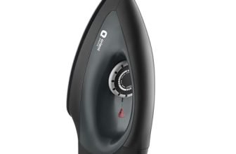 Orient electric Gusto heavy weight Iron for clothes | 1100 Power | Cool touch plastic body | With Wielburger Non-stick coating| 2 Years replacement warranty