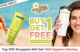 Hyphen : Sizzling Summer Sale : Buy 1 Get 1 FreeLink : Serum : Sunscreen : Moisturizer : Lip Balm : • Top 500 Shoppers Get Hyphen Stanley FreeExtra 5% Prepaid Payment Discount