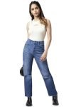 Sf Jeans By Pantaloons Women’S Boyfriend Fit Jeans Dark Stone