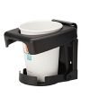 Sarte Car Drink Holder Foldable Cup Bottle Holders Glass Cup Can For All Car & Truck (Black)