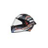 Studds Thunder Full Face Helmet D8 With Clear Visor (Matt Black N4, M)
