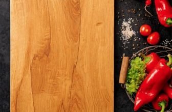 BOLTIX Bamboo Cutting Board 32 x 22 cm for Kitchen | Wooden Chopping Board for Vegetables, Fruits & Meat | Eco-Friendly, Knife Friendly, Durable & Easy to Clean | Smooth Hygienic Surface