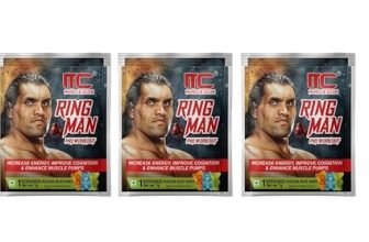 Muscle Club Ring Man Pre-Workout Pack Of 3 | Amp Powered | By The Great Khali | High Stim Preworkout With 2000Mg Beta-Alanine & 200Mg Caffeine | Energy & Focus Booster