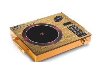 Silvar Grest 3500W Infrared Cooktop, Ceramic Glass, Works With All Cookware, Touch Panel, Heavy-Duty Electric Stove Body, Fast Cooking, Temperature Control | High Energy Efficient | 1 Year Warranty