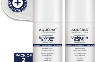 Aqueria Multi Active Underarm Roll On | 5.5% AHA BHA, Niacinamide – Flora Fragrance Deodorant Roll-on  –  For Men & Women(100 ml, Pack of 2)