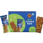GO DESi Pista Coconut Barfi – Pack of 6 | With Goodness of Jaggery and Pista | Bite-Sized Sweets | Single Serve