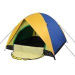 Vector X Big Camping Tent For Adults – Waterproof Outdoor Dome For Travel, Picnic, Hiking, Trekking – Portable Inflatable House (200 * 200 * 130Cm)