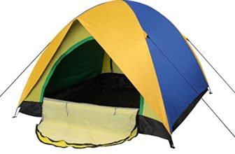 Vector X Big Camping Tent For Adults – Waterproof Outdoor Dome For Travel, Picnic, Hiking, Trekking – Portable Inflatable House (200 * 200 * 130Cm)