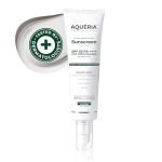 Aqueria Oil Control Brightening Gel Multi-Active French Sunscreen SPF 50 PA++++ | In-Vivo/In-Vitro Tested | 2% Niacinamide, BHA & Hyaluronic Acid | Modern UV Filters | Broad Spectrum UVA/UVB & Blue Light Protection | Lightweight, Non-Greasy, No White Cast | Suitable for Daily Use | For Oily, Acne-Prone & Combination Skin | 50g