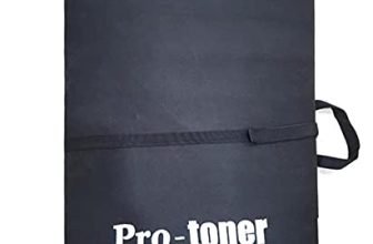 Protoner 12 Mm Foldable Yoga Mat (Black)