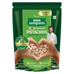 Tata Sampann Pistachios Roasted & Salted, Pista, 500g, Rich In Protein, Phosphorus, & Dietary Fibre, Premium Nuts & Dry Fruits, Crunchy & Delicious Healthy Snack