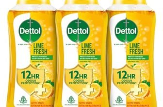 Dettol Lime Fresh Body Wash And Shower Gel Bottle For Women And Men (Pack Of 3 – 250Ml Each) | Soap-Free Bodywash | 12Hr Complete Odour Protection