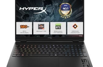 Hp Hyperx Omen 15, Amd Ryzen 7 260, 8Gb-Rtx 5050, 24Gb Ddr5 (Upgradeable), 1Tb Ssd, 180Hz, 2.5K, 500 Nits, 3Ms Resp Time, 15.3”/38.9Cm, Win11, Office24, Black, 2.42Kg, Gb0038Ax, Rgb, Ai Gaming Laptop