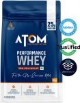 AS-IT-IS Nutrition ATOM Performance Whey 1Kg Double Rich Chocolate Whey Protein(1000 g, Double Rich Chocolate)
