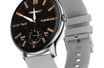 Fire-Boltt Phoenix Pro Round Smart Watch 1.39″ Hd Display With Bluetooth Calling, Ai Voice Assistant, Spo2 & Heart Rate Monitor, 120+ Sports Modes, Ip67 Waterproof Smartwatch For Men & Women – Grey