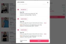 Myntra Loot : Add Any 3 Products Apply All 3 Codes : MFCBEST10 | NORETURNS5 | NORETURNSX•