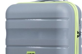 Stony Brook by Nasher Miles Saturn HardSided Polypropylene Cabin Luggage Grey 55cm Trolley Bag Cabin Suitcase 8 Wheels – 20 inch