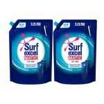 Surf Excel Matic Top Load Liquid Detergent 3.2 L Refill, Designed For Tough Stain Removal On Laundry In Washing Machines – Mega Pack (Pack Of 2)