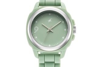 Fastrack Tees Hype Bounce Quartz Light Green Round Dial Men’s Watch | Water Resistance Watch | Watches for Men Analog – 38170PP02