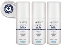 Aqueria Multi Active Underarm Roll On | 5.5% AHA BHA, Niacinamide – Aqua Fragrance Deodorant Roll-on  –  For Men & Women(150 ml, Pack of 3)