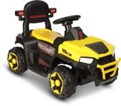 Miss & Chief Super Speedo Rechargeable Car 6V & 6.5Ah Battery| Bluetooth & USB Music Player Car Battery Operated Ride On(Yellow)