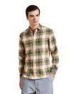 The Indian Garage Co Men Green Slim Fit Checkered Casual Shirt (Green_L)