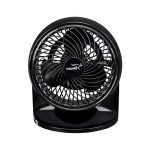 V-Guard Spinny Pro 180 Mm Table & Wall Fan | 2100 Rpm High-Speed Motor | 353 Cfm Airflow | 3 Speed Settings | 90° Adjustable Tilt | Energy-Efficient 30 W | Durable Abs Build | Black