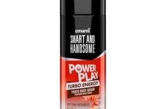 Smart And Handsome Power Play Turbo Energy Perfumed Body Spray For Day Long Freshness,150Ml, Dermatologically Tested, Non-Irritant Formula, Zesty Orange & Grounding Base Of Patchouli With Black Pepper