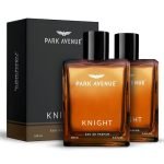 Park Avenue Luxury Perfume Gift Set For Men | 2 X 100Ml | Knight | Long Lasting Edp | Bergamot | Black Pepper | Sweet Orange | Geranium | Premium Fragrance