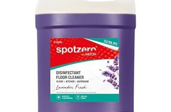 Spotzero By Milton Disinfectant Floor Cleaner, 5 Litres, Lavender | Surface Cleaner | Stain Removal