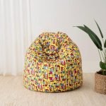 Wakefit Bean Bag Cover Xxl | 3 Months Warranty | Canvas Bean Bag Without Beans | Shaw,Yellow