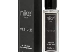 Nike Vetiver Body Mist Spray For Men, Woody Citrus Fragrance, Long-Lasting, Aluminium Free, 200Ml