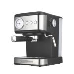 Black+Decker Bxcm1001In 1100W 10-Cup 15 Bar Expresso Coffee Maker | 1.5L Water Tank Capacity | Anti-Drip Feature | Auto Keep-Warm Function | 2-Year Warranty -(Black+Grey)