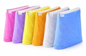 SIO Eco-Friendly Reusable Produce Storage Bags (Pack of 6) – Mesh Vegetable & Fruit Fridge Bags with Zipper | Multipurpose Grocery Storage Bags