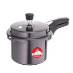 Wonderchef Taurus Hard Anodized Outer Lid Pressure Cooker, 3 Liter, Cool Touch Handles For Durability, Induction Friendly, Black, 5 Year Warranty, Isi Certified