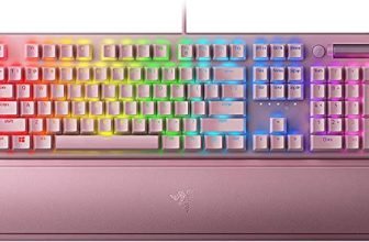 Razer Blackwidow V3 – Mechanical Gaming Usb Keyboard (Green Switch) – Quartz Edition – Us Layout Frml Packaging