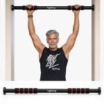 Lifelong Pull Up Bar for Home| Adjustable 62–100 cm Doorway Pull Up Bar For Home Gym Equipment |No Drill Installation |100kg Capacity, Anti-Slip Lock, Foam Grip Handles |Gym Equipment for Home Workout
