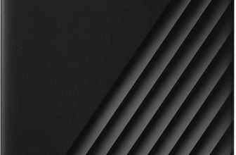 WD My Passport 1 TB External Hard Disk Drive (HDD) 5 GB/s, USB 2.0, USB 3.0 Cable, Compatible with Windows(Black)